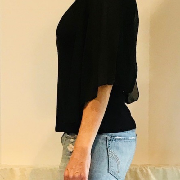 King Kong Black T-Shirt with sheer detailing - Picture 3 of 5